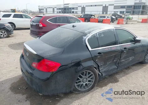 2013 Infiniti G37X z USA, uszkodzony, nr VIN JN1CV6AR6DM353505